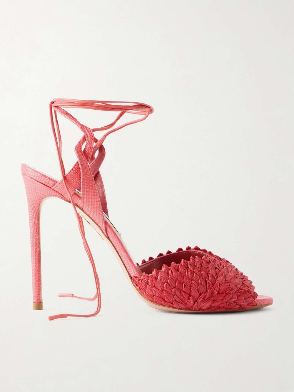 Aquazzura Rio Flirt raffia sandals $ 1,500 39